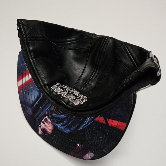 🌌🧢 Star Wars Ben Solo/ Kylo Ren Darkside 7 3/8 New Era Fitted Cap undervisor - Picture 2 of 6
